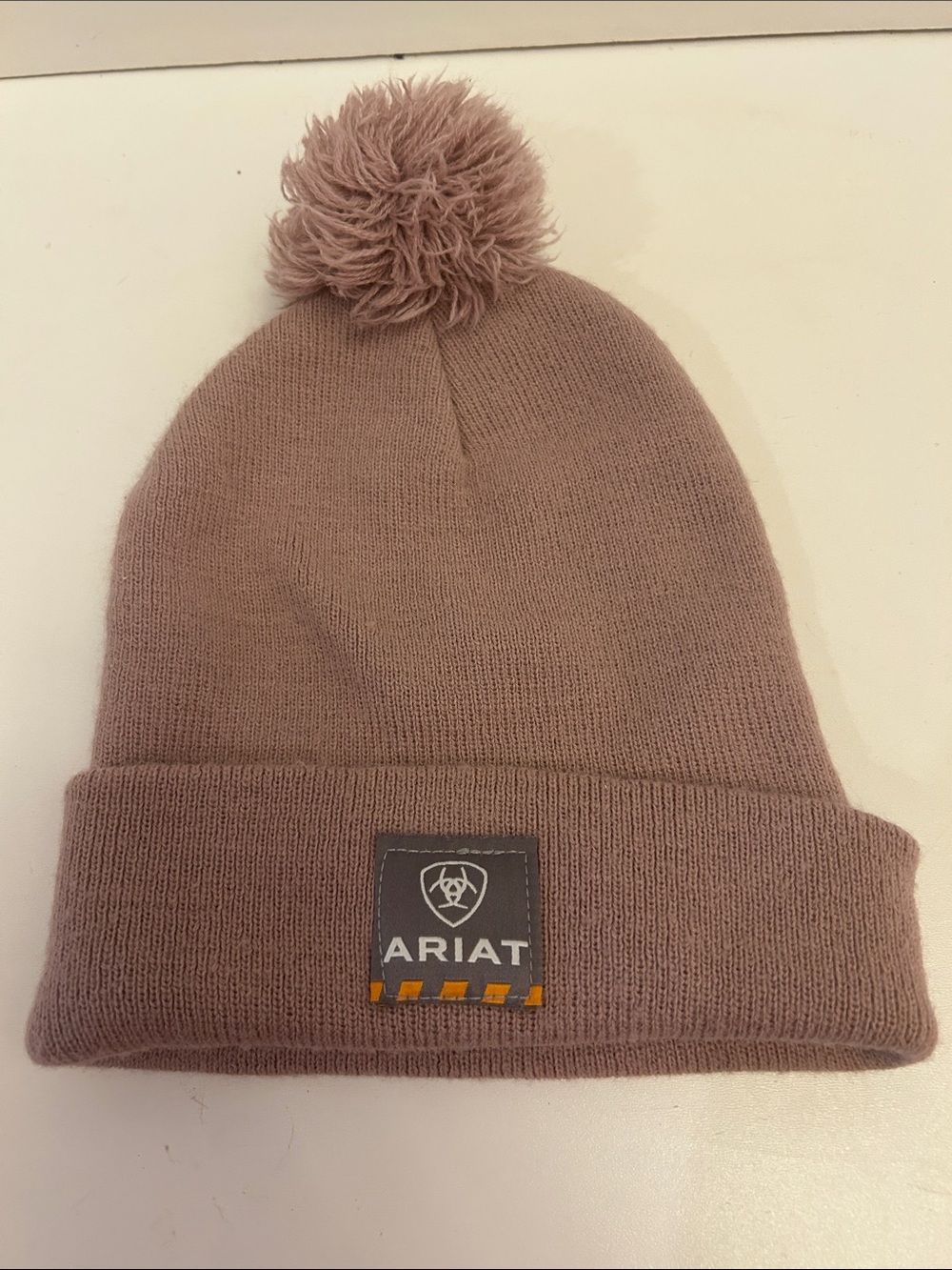 Ariat Pink Pom beanie